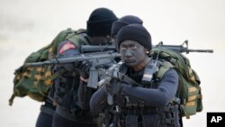 台灣海軍陸戰隊士兵參與軍事演習 (資料圖片)