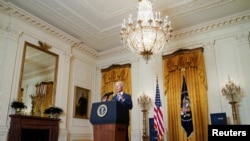 拜登總統在白宮通過網絡視頻參加慕尼黑安全會議。 (2021年2月19日)