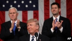 美國總統川普在國會對參眾兩院發表講話(2017年2月28日)