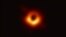 An image of the black hole at the center of Messier 87, a massive galaxy in the nearby Virgo galaxy cluster. This black hole resides 55 million light-years from Earth and has a mass 6.5-billion times that of the sun.
