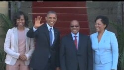 2013-06-29 美國之音視頻新聞: 奧巴馬與祖馬舉行雙邊會談