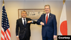美國負責東亞和太平洋事務的首席外交官康達（Daniel Kritenbrink）2021年11月8日在東京與日本官員會晤（ 照片來自美國駐東京大使館推特賬號）