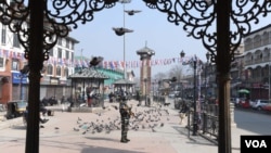 印控克什米爾的印度軍人。