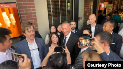 前美國國務卿蓬佩奧2021年10月17日與旅美港人互動（來自蓬佩奧的推特賬號）