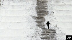 歐洲嚴寒天氣。