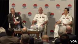 美國太平洋艦隊司令斯科特·斯威夫特（中）認為集權政府對中國軍改是一大挑戰。