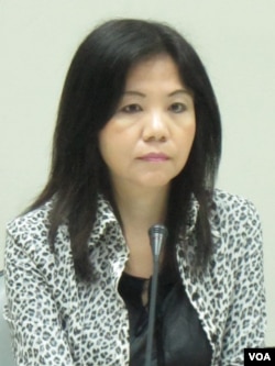 台灣在野黨民進黨立委 葉宜津(美國之音張永泰拍攝)