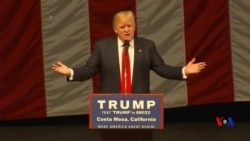 美國共和黨總統參選人川普大力進攻