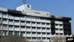 喀布尔洲际酒店2018年1月被袭击多人死亡（法新社）