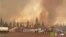 Пожар в одном из национальных парков Калифорнии. Июль 2021г. 