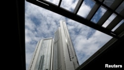 香港四季酒店外景。加拿大籍華裔商人肖建華2017年1月27日從該酒店被帶走，自那之後再未現身。（2017年2月1日）