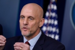 Food and Drug Administration Commissioner Dr. Stephen Hahn speaks during a news briefing with the coronavirus task force, at the White House, March 19, 2020, in Washington.