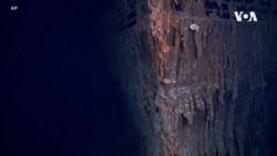 VOA英语视频: 泰坦尼克号上的电报机是否要打捞？