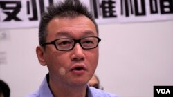 香港基督徒社關團契成員劉志雄牧師。(美國之音湯惠芸)
