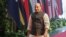 FILE - India's Defense Minister Rajnath Singh arrives for an ASEAN Defense Ministers Meeting - Plus in Jakarta, Nov. 16, 2023. India has sought to counter China as Beijing grows its influence in India's neighborhood through investments and development projects.