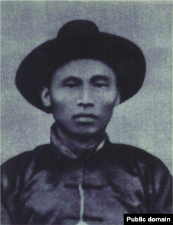 中国1923年“二七大罢工”工人领袖林祥谦（中国老照片，1952年《人民画报》曾使用）