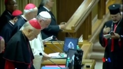 2015-10-25 美國之音視頻新聞: 梵蒂岡主教會議落幕 未出現重大政策變化