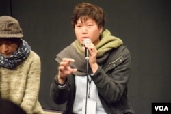 《亂世備忘》導演陳梓桓。（美國之音湯惠芸攝）