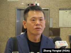 台灣在野黨國民黨立委林為洲 (美國之音張永泰拍攝)