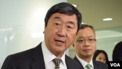 香港中文大學校長沈祖堯。(美國之音湯惠芸)