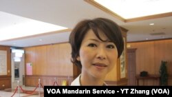 台灣民進黨立委陳亭妃 (攝影﹕ 美國之音張永泰)