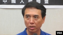 台湾在野党国民党立委陈学圣(美国之音张永泰拍摄)