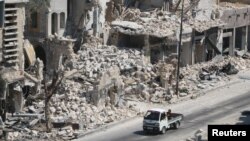 8月18日的阿勒頗現況。