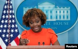 白宮新聞秘書卡琳·讓-皮埃爾（Karine Jean-Pierre）