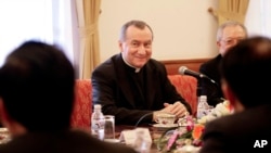 梵蒂岡國務卿彼得羅·帕羅林樞機主教。（資料圖片）