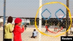 黎巴嫩難民營內的敘利亞兒童