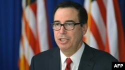 美國財政部長姆努欽資料照。