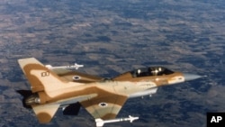 以色列空軍的F-16戰機。