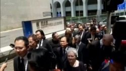 香港法律界黑衣靜默遊行 反對律政司政治檢控反送中示威者