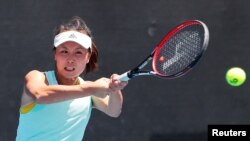 中國著名女子網球選手彭帥（資料照）