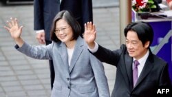 台灣總統蔡英文(左)和副總統賴清德(右)