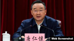 中共雙開的中國原農業農村部長唐仁健。 （照片來自網路）