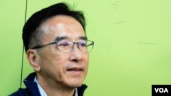 香港自由黨榮譽主席田北俊 (美國之音特約記者 湯惠芸拍攝)