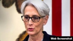 美国国务院主管政治事务的次卿温迪·谢尔曼 (国务院网站截图)