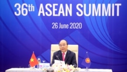 越南領導人2020年6月26日在東盟峰會上發言