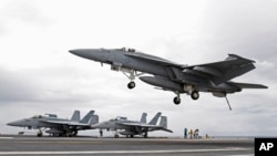 美国F-18战机（资料照）