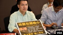 香港新同盟立法會議員范國威指林鄭月娥撤回修例的時機亦是回應國際壓力。(美國之音 湯惠芸)