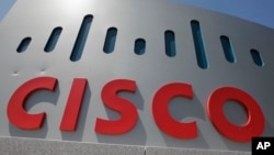 思科公司在美国加利福尼亚州圣克拉拉的总部外观。（资料照）