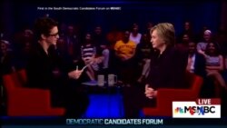 2015-11-07 美國之音視頻新聞: 民主黨總統參選人接受記者提問