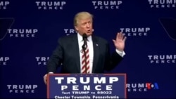 2016-09-23 美國之音視頻新聞: 川普和希拉里克林頓呼籲立即結束街頭暴力