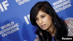 資料照：國際貨幣基金組織（IMF）第一副總裁吉塔·戈皮納特（Gita Gopinath）