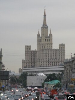 莫斯科的救世主大教堂。俄羅斯外交將更重視宣傳和輸出俄羅斯價值觀。(美國之音白樺拍攝）