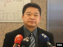 台灣在野黨民進黨立委蔡煌琅（美國之音張永泰拍攝）