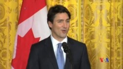 2017-02-14 美國之音視頻新聞: 美加兩國領袖在移民問題上意見相佐