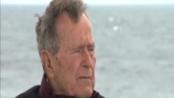 老布殊因跌倒造成頸骨骨折而住院