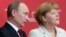 Владимир Путин и Ангела Меркель 